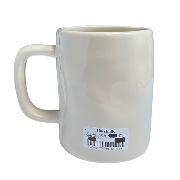 Rae Dunn SING Mug White Black Large Letter Dimples NWT 2017 OG - Picture 5 of 12